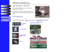 Tablet Screenshot of boulier.com